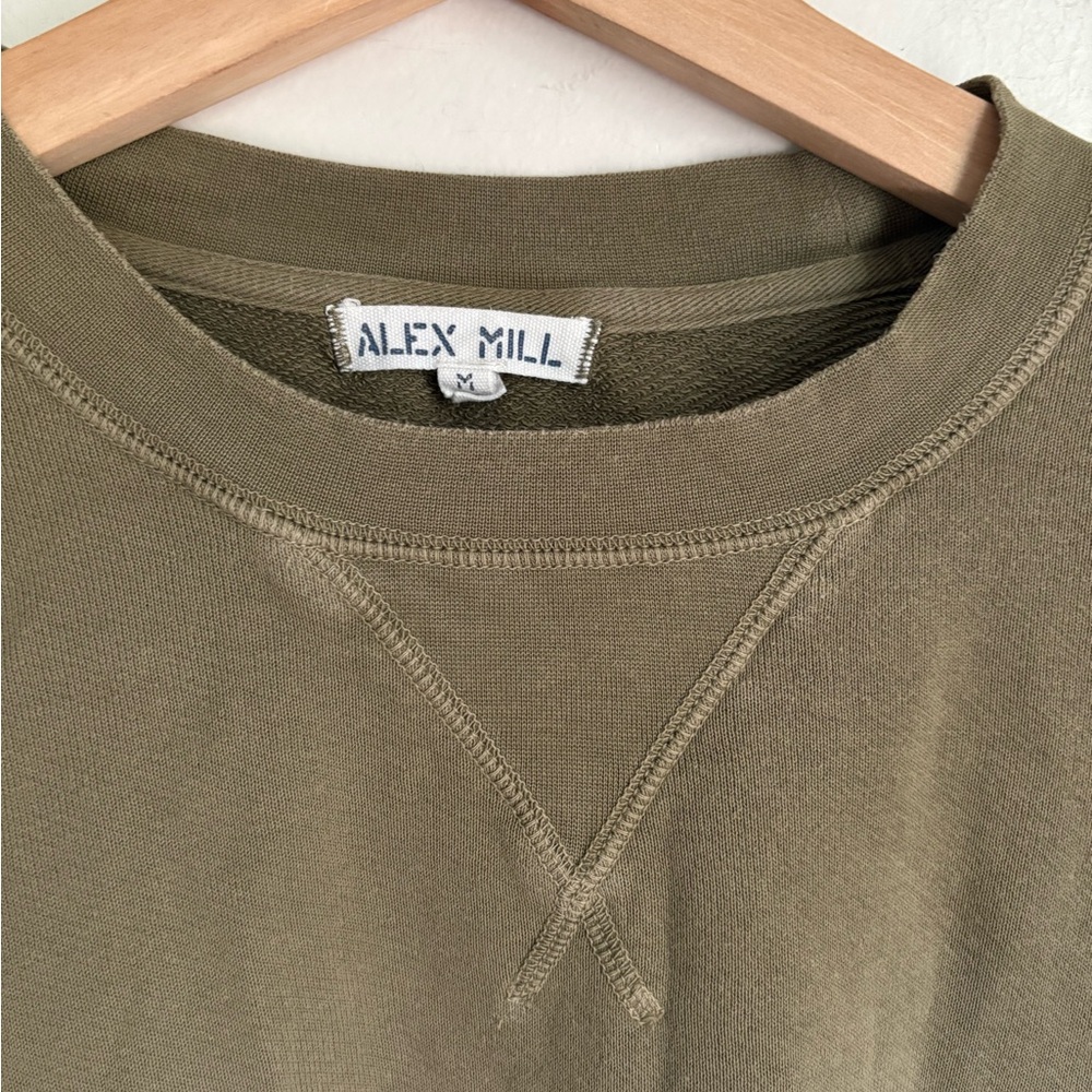 Alex Mill Khaki Crew Neck Top
